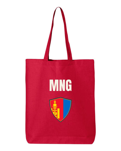 Mongolia Soccer Tote Bag — National Crest Badge | NYC Factory