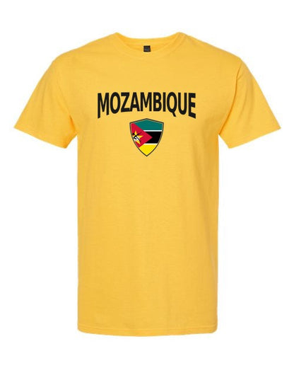 Mozambique Arched Crest Soccer Tee — NYC Factory