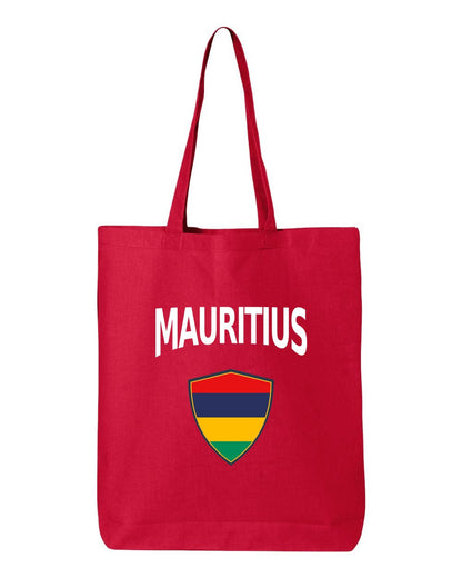 Mauritius Soccer Tote Bag — Arched National Crest | NYC Factory