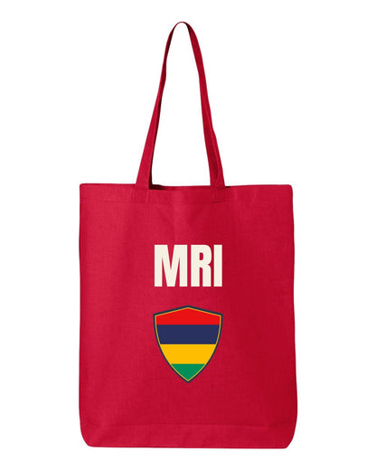 Mauritius Soccer Tote Bag — National Crest Badge | NYC Factory