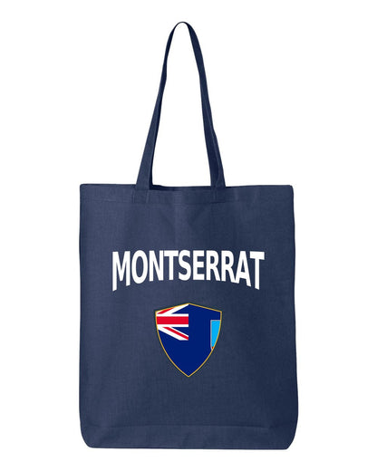 Montserrat Soccer Tote Bag — Arched National Crest | NYC Factory