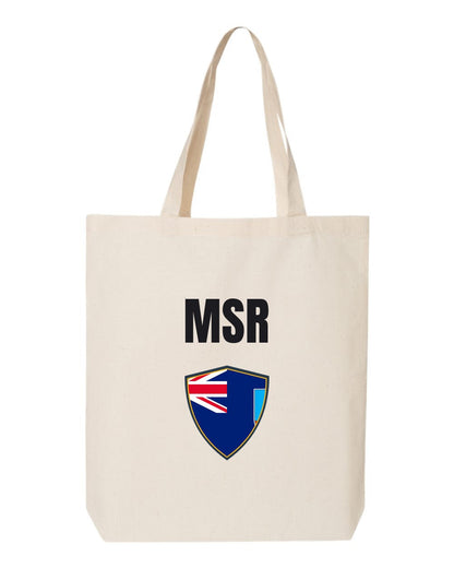 Montserrat Soccer Tote Bag — National Crest Badge | NYC Factory