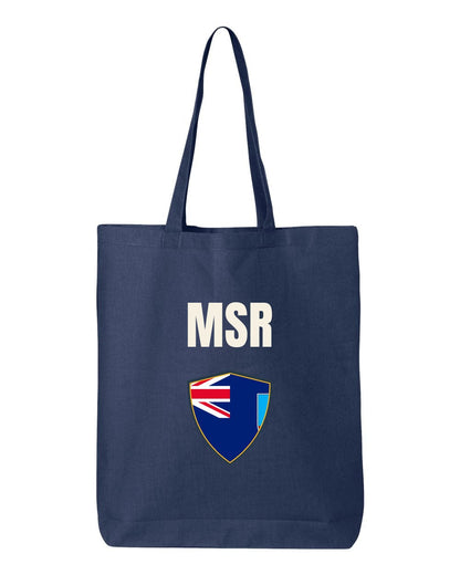 Montserrat Soccer Tote Bag — National Crest Badge | NYC Factory