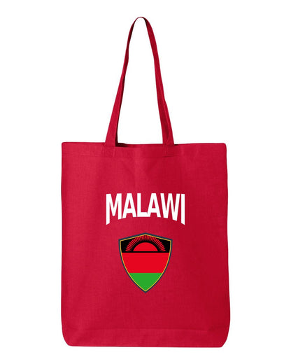 Malawi Soccer Tote Bag — Arched National Crest | NYC Factory