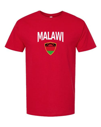 Malawi Arched Crest Soccer Tee — NYC Factory