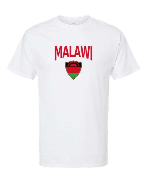 Malawi Arched Crest Soccer Tee — NYC Factory