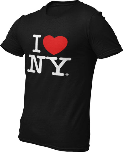 Men's I Love NY Officially Licensed Adult Unisex Tees (Black)