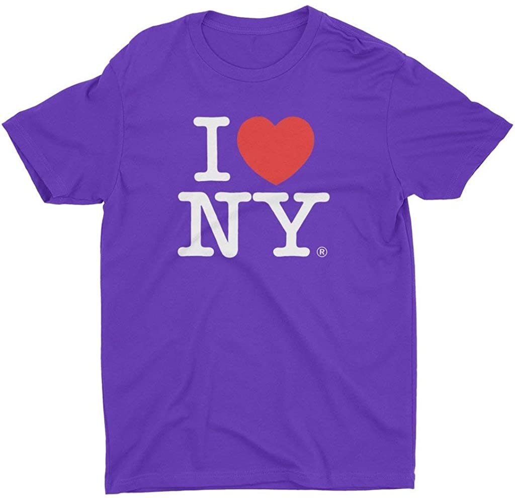 Men's I Love NY Officially Licensed Adult Unisex Tees (White)