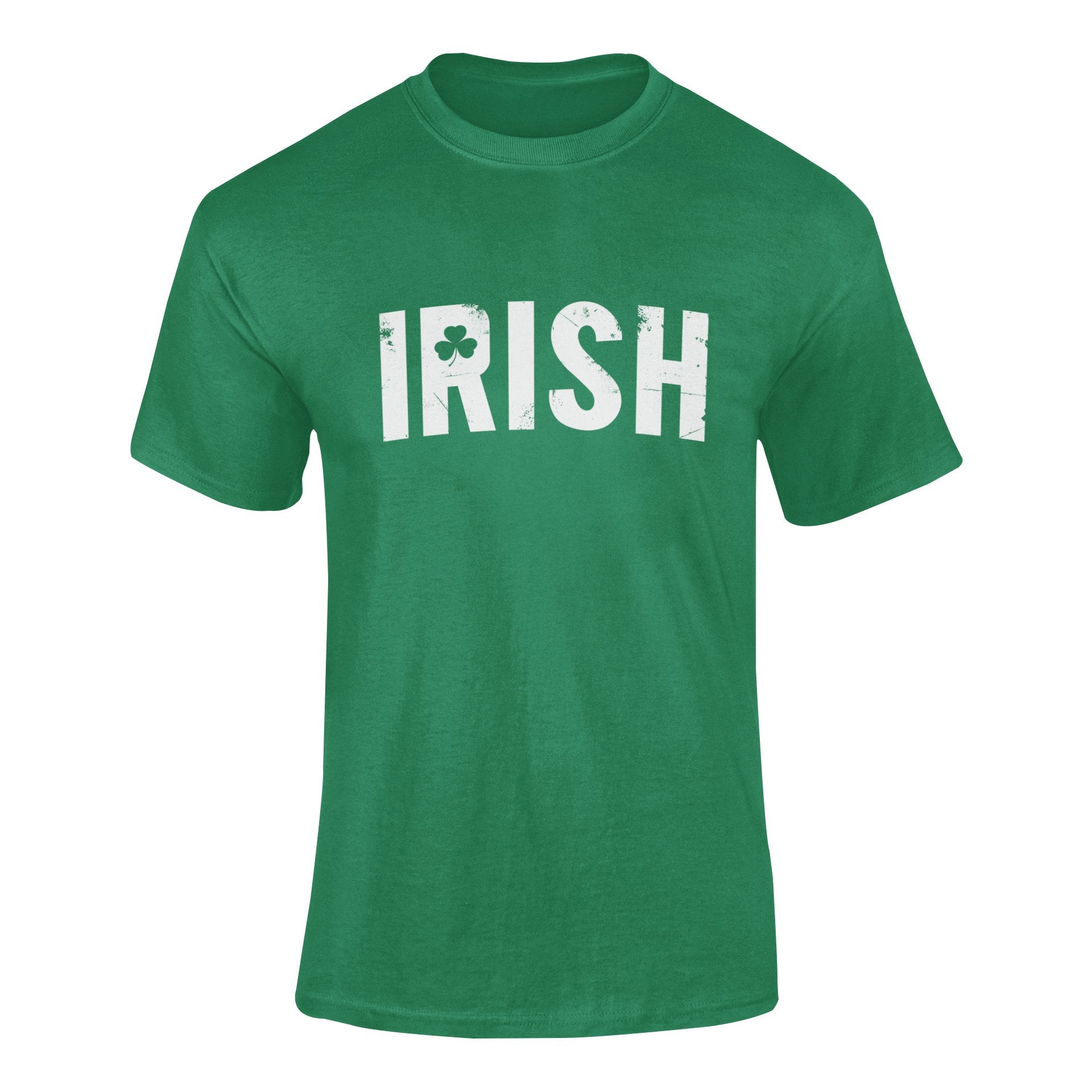 Men's Irish Letters Tee Soft Ring-Spun Screen-Printed Shirt