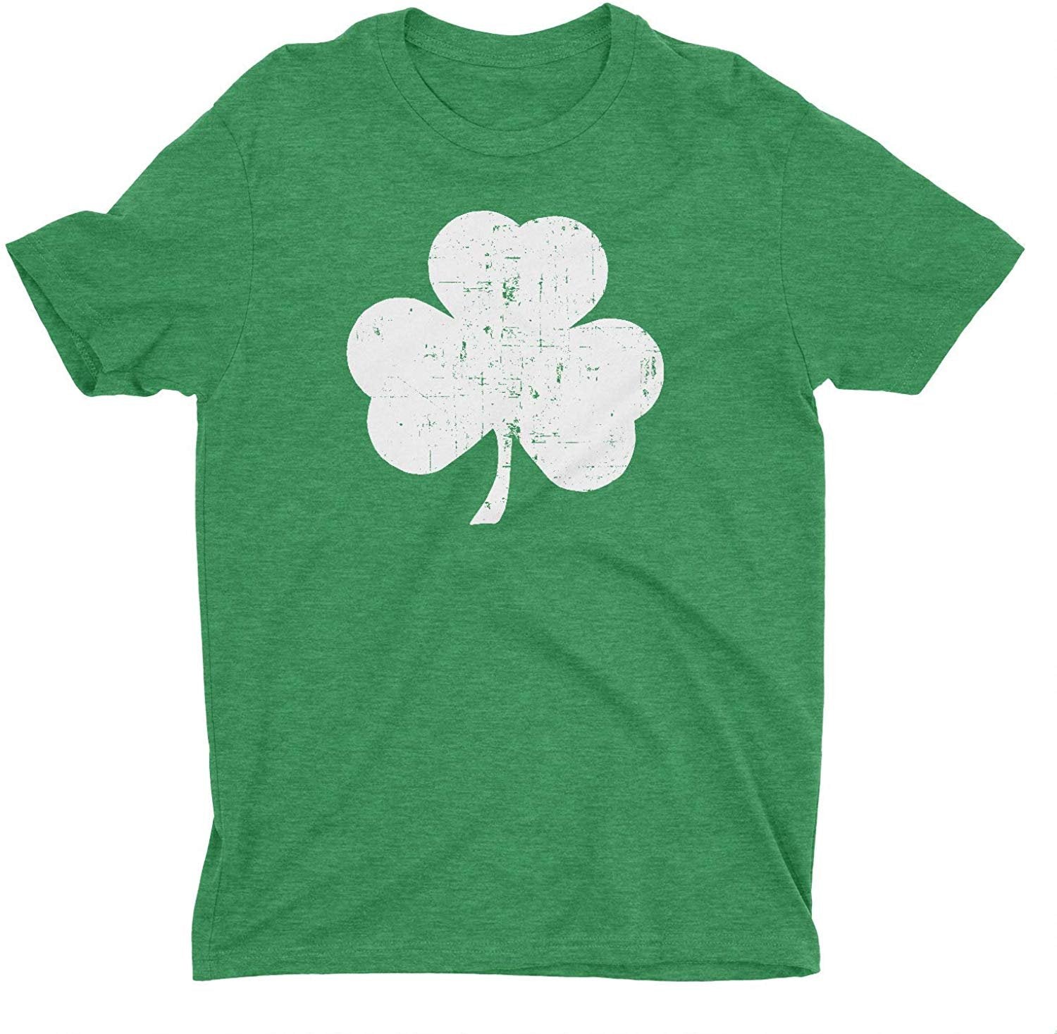 Men's Shamrock Tee Premium Ring-spun T-Shirt (Heather Green)