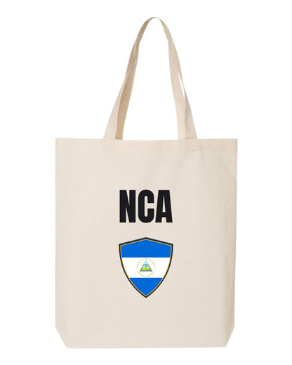 Nicaragua Soccer Tote Bag — National Crest Badge | NYC Factory