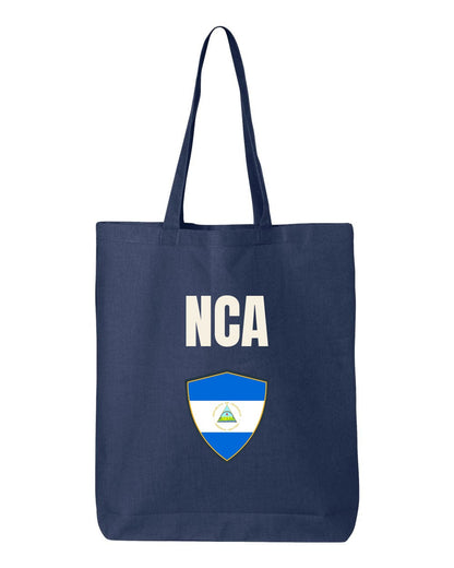 Nicaragua Soccer Tote Bag — National Crest Badge | NYC Factory