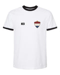Netherlands Soccer Ringer Tee 2026 — Retro National Crest | NYC Factory
