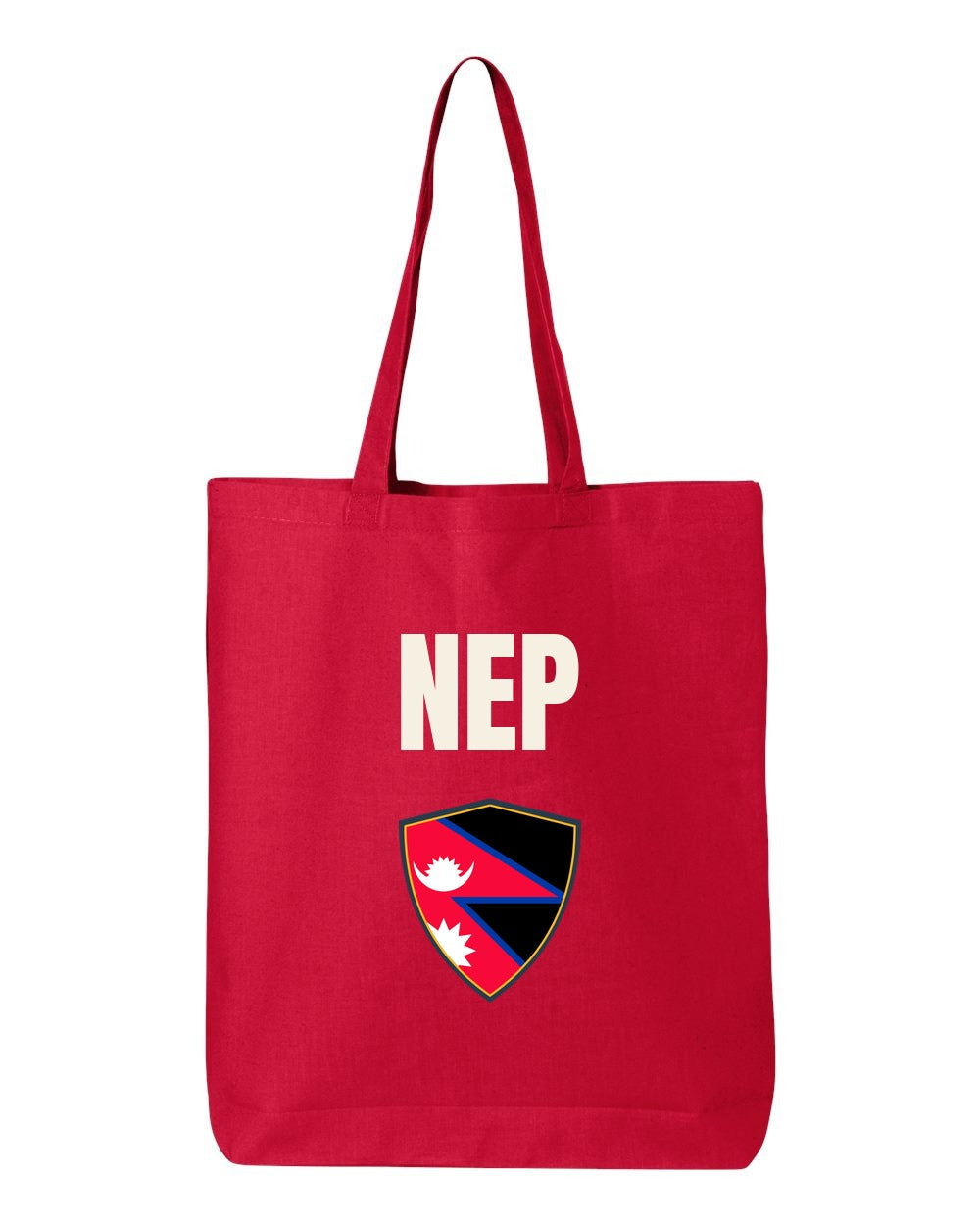 Nepal Soccer Tote Bag — National Crest Badge | NYC Factory