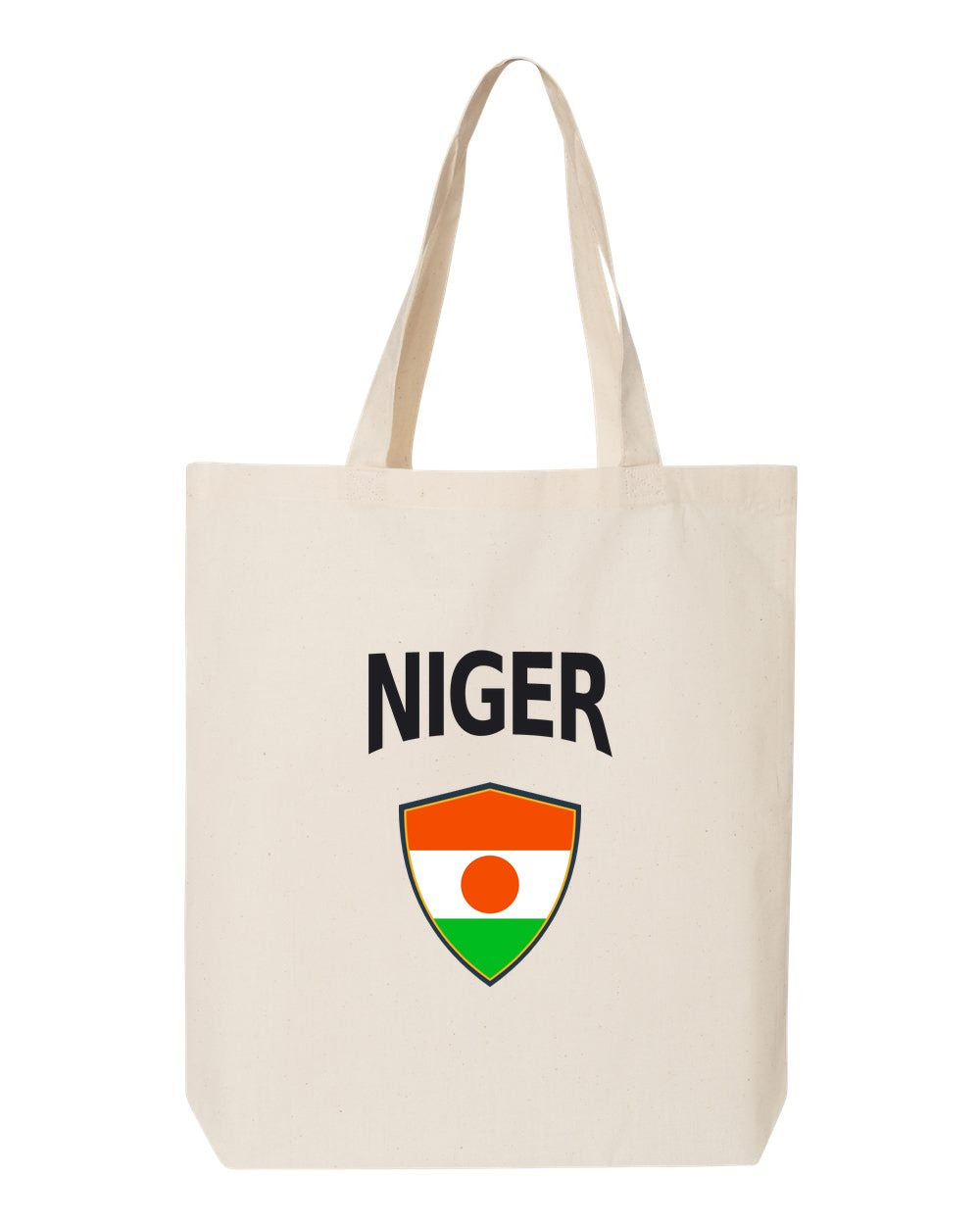 Niger Soccer Tote Bag — Arched National Crest | NYC Factory
