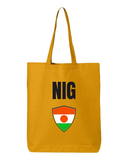 Niger Soccer Tote Bag — National Crest Badge | NYC Factory