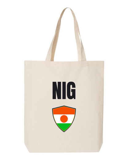 Niger Soccer Tote Bag — National Crest Badge | NYC Factory