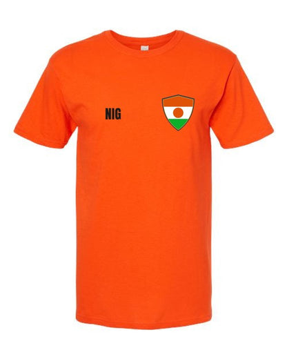 Niger Soccer Tee — Retro National Crest | NYC Factory