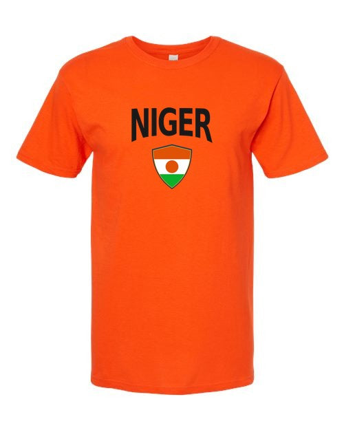 Niger Arched Crest Soccer Tee — NYC Factory