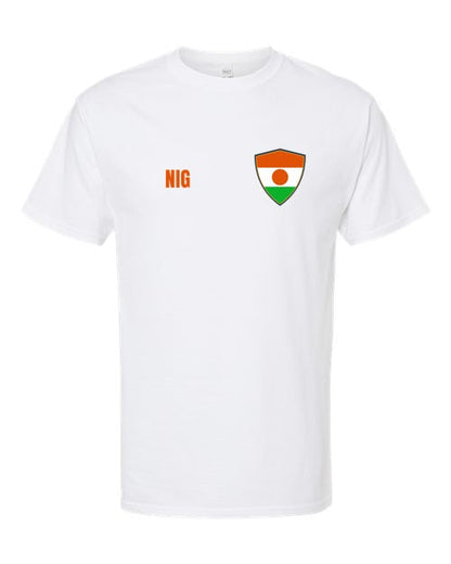 Niger Soccer Tee — Retro National Crest | NYC Factory