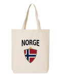 Norway Soccer Tote Bag 2026 — Arched National Crest | NYC Factory