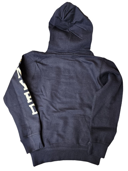 NYPD Kids Hoodie Sweatshirt (207, Navy & White, Youth)