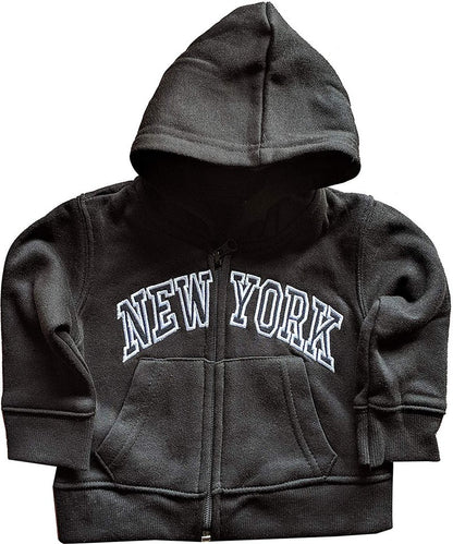 New York City Infant Baby Zippered Hoodies Sweatshirt NYC Gifts