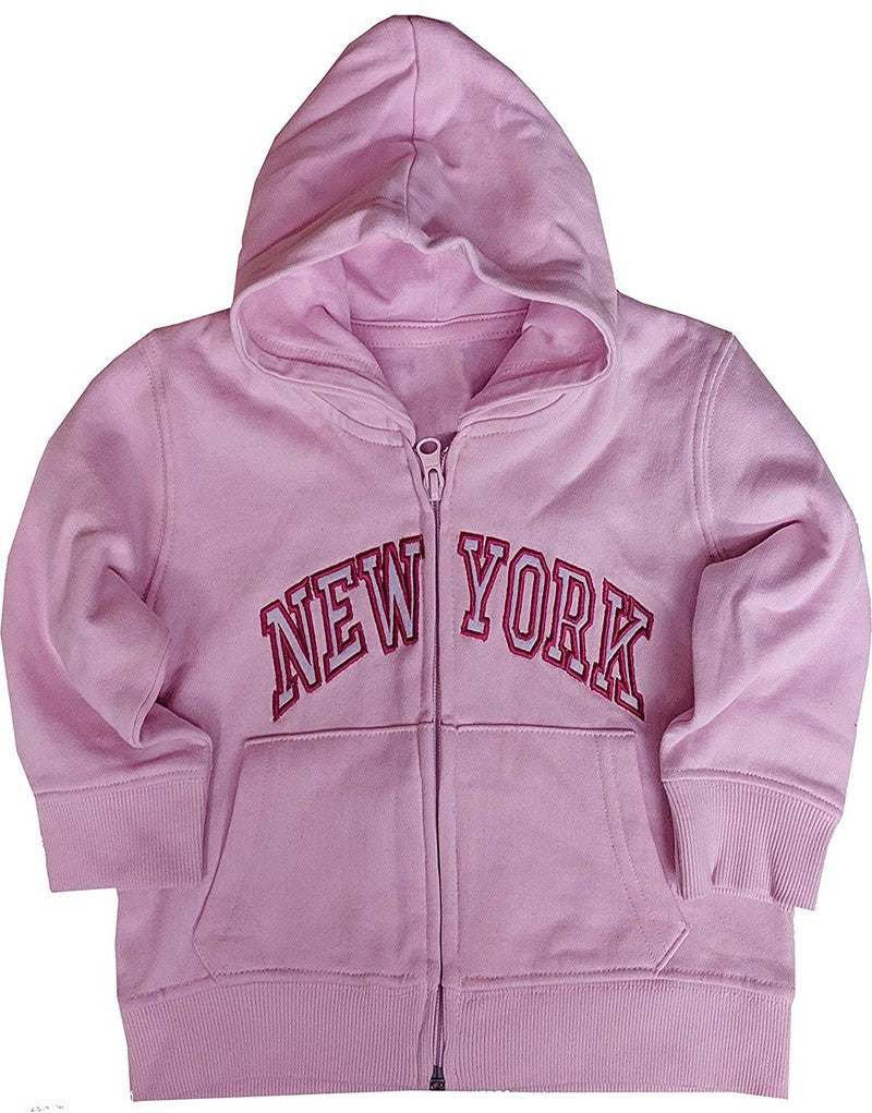 New York City Infant Baby Zippered Hoodies Sweatshirt NYC Gifts