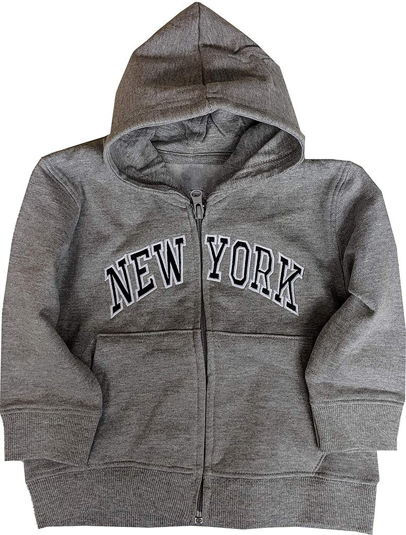 New York City Infant Baby Zippered Hoodies Sweatshirt NYC Gifts