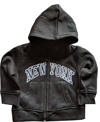 New York City Infant Baby Zippered Hoodies Sweatshirt NYC Gifts