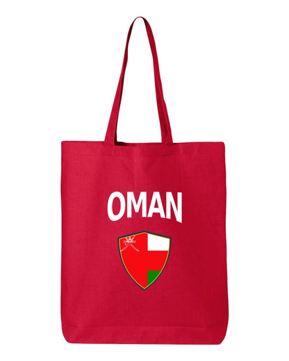 Oman Soccer Tote Bag — Arched National Crest | NYC Factory