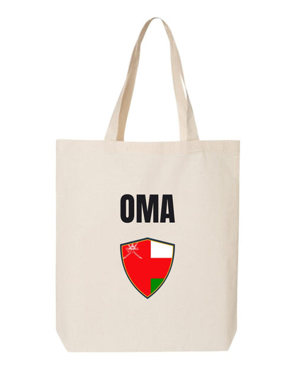 Oman Soccer Tote Bag — National Crest Badge | NYC Factory