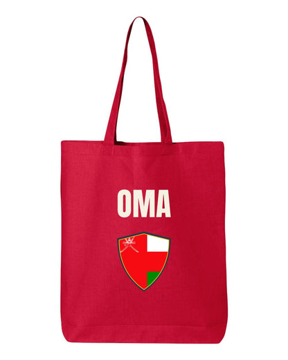 Oman Soccer Tote Bag — National Crest Badge | NYC Factory