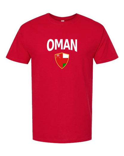 Oman Arched Crest Soccer Tee — NYC Factory