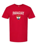 Paraguay 2026 Soccer Arched Crest Plain Tee -- NYC Factory
