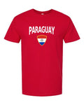 Paraguay 2026 Soccer Arched Crest Plain Tee -- NYC Factory