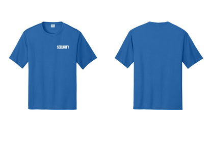 NYC Factory Men's Security Performance T-Shirt - Chest Only - Royal