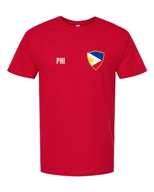 Philippines Soccer Tee — Retro National Crest | NYC Factory