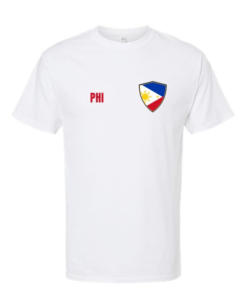 Philippines Soccer Tee — Retro National Crest | NYC Factory