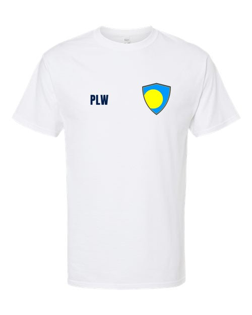Palau Soccer Tee — Retro National Crest | NYC Factory