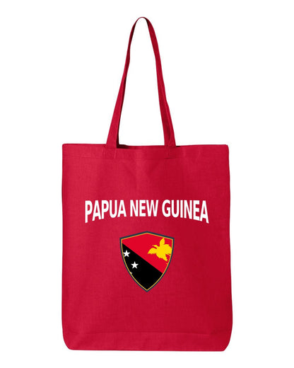 Papua New Guinea Soccer Tote Bag — Arched National Crest | NYC Factory