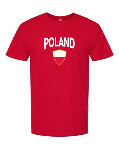 Poland Arched Crest Soccer Tee — NYC Factory