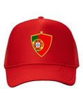 Portugal Soccer Trucker Cap 2026 — Retro National Crest | NYC Factory
