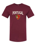 Portugal 2026 Soccer Arched Crest Plain Tee -- NYC Factory