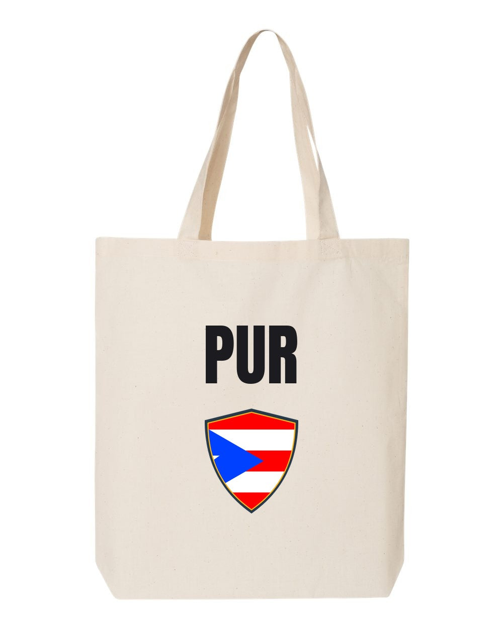 Puerto Rico Soccer Tote Bag — National Crest Badge | NYC Factory
