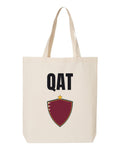Qatar Soccer Tote Bag 2026 — National Crest Badge | NYC Factory