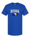 Bosnia and Herzegovina Soccer Tee 2026 — Classic Name & Flag | NYC Factory
