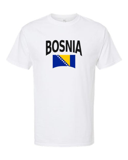 Bosnia and Herzegovina Soccer Tee 2026 — Classic Name & Flag | NYC Factory