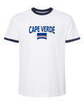 Cape Verde Soccer Ringer Tee 2026 — Classic Name & Flag | NYC Factory