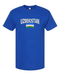 Uzbekistan Soccer Tee 2026 — Classic Name & Flag | NYC Factory